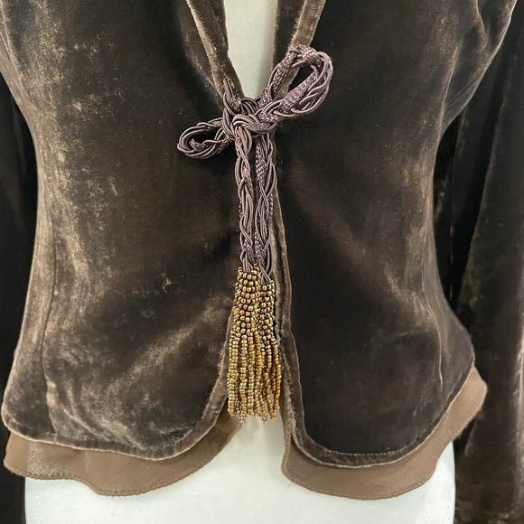 The Limited velvet brown jacket - Picture 3 of 9